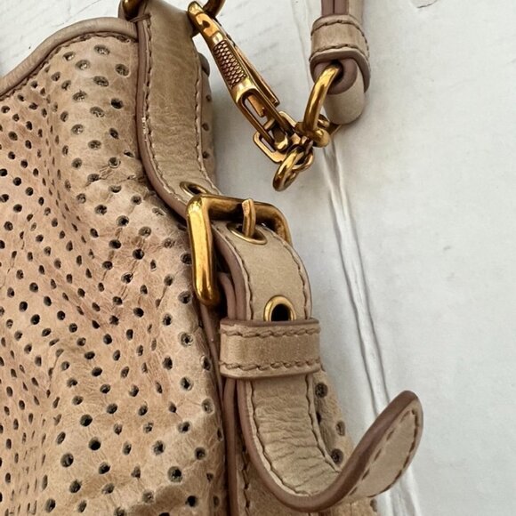 Miu Miu Perforated Leather Large Tote Bag / DAME - Picture 3 of 8